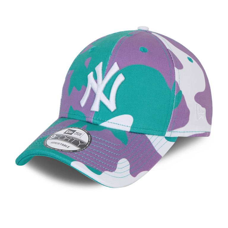 Gorras New Era 9forty Azules - New York Yankees Pack Teal 56381BUEZ